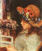 Pierre Renoir Young Girl Reading oil painting reproduction
